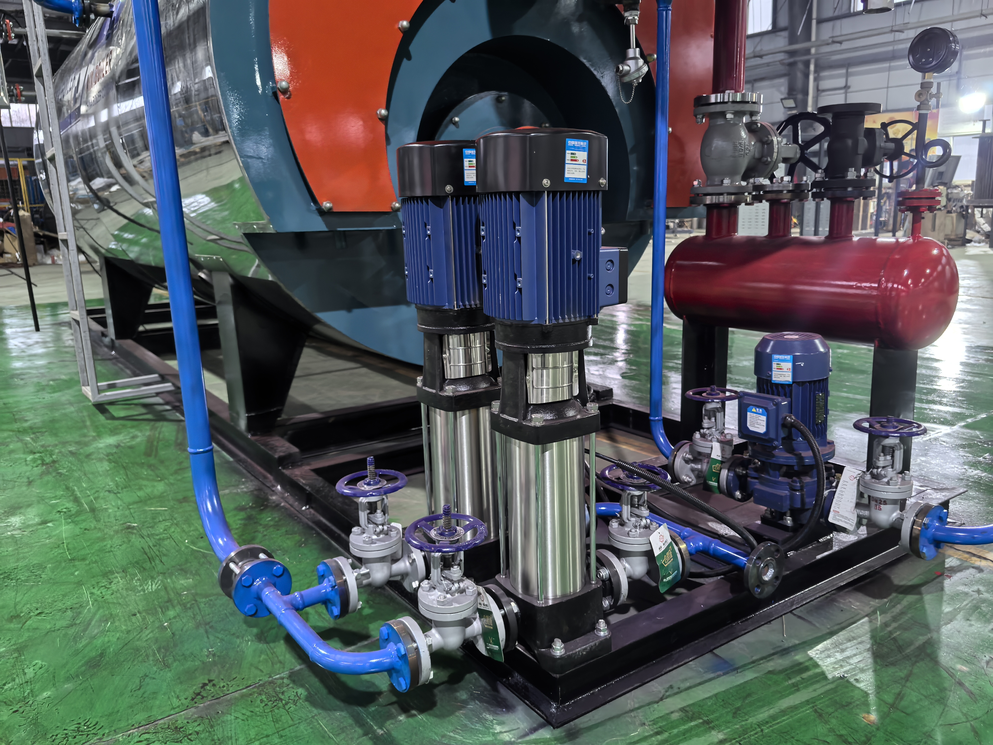 Fire Tube High Power Oil Gas Fired Hot Water Boiler Building Heating Solution