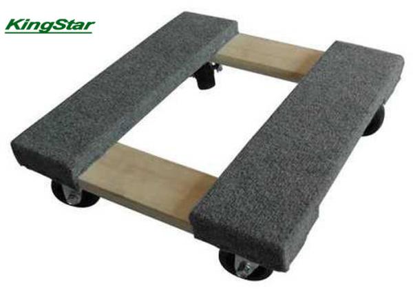 Safe Hardwood Carpet End Dolly , 800 Lb Wood Moving Dolly No Harmful Chemicals
