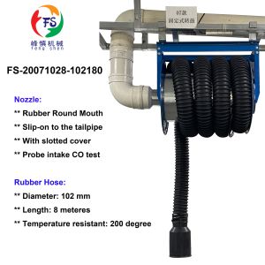 Truck Mounted Spring Hose Reel Crush Resistant Gas Extraction Recoil Hose Reel