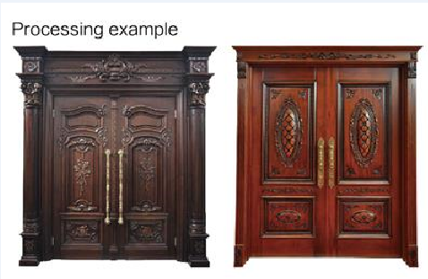 Automatic Knife Changing Wood Door Furniture Carving Machine