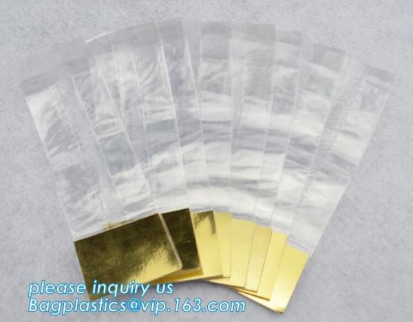 Self Adhesive Opp Pp Bopp Pe Square Bottom Clear Packing Plastic Bags, Cello Polypropylene Pouch Bags