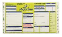 Courier Air Waybill Sticker Rectangular International Express Air Waybill Customized