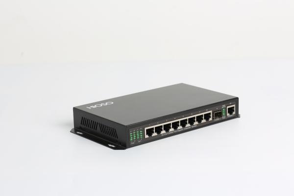 1U Rack 8 1000M RJ45 2 SFP Ports POE 10 Port Switch POE 1000 Mbps
