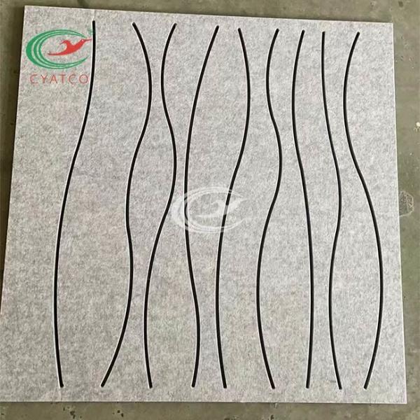 Multipurpose Harmless Felt Panels Wall , Practical Polyester Fiber Acoustic