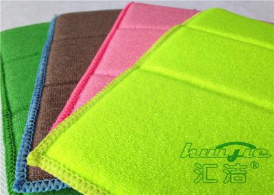 Os panos de prato reusáveis de Microfiber esverdeiam, a toalha de prato 17 x 23cm da cozinha