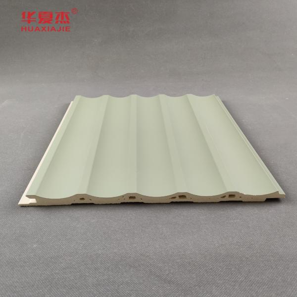 U-shaped WPC Wall Panel Green Decoration Wall Panels Laminated For Building Material