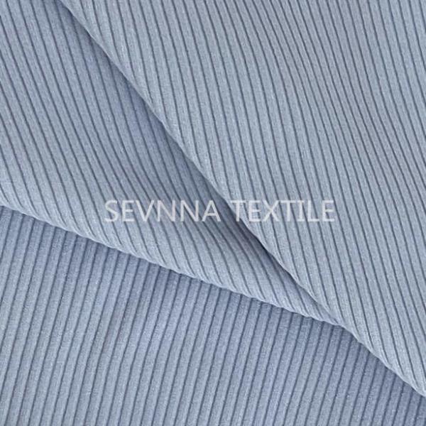 Ethical Ribbed Recycled Swimwear Fabric High Colorfastness Bathing Suit