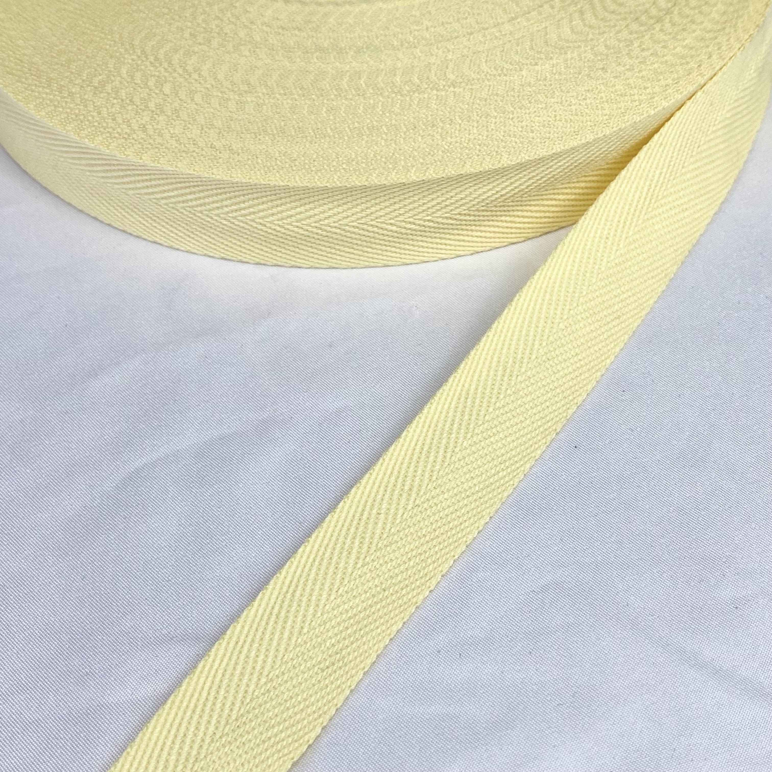 Herringbone polyester-cotton webbing Various colors Backpack strap Belt Handbag strap