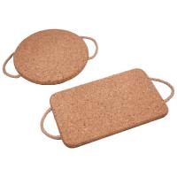 Tabela inodora Multifunction Mat Cork Placemat Trivet With Rope Eco amigável