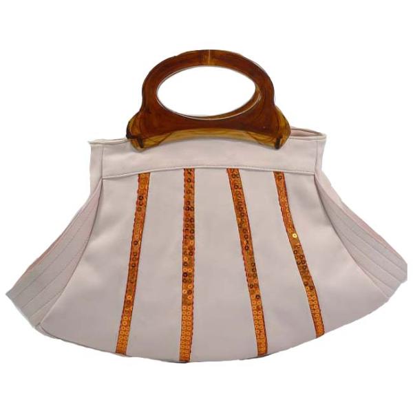 PU stylish designer white Ladies Fashion Handbags