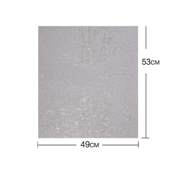 Заволакивания стены съемного винила современные с серой картиной листьев для комнаты изучения