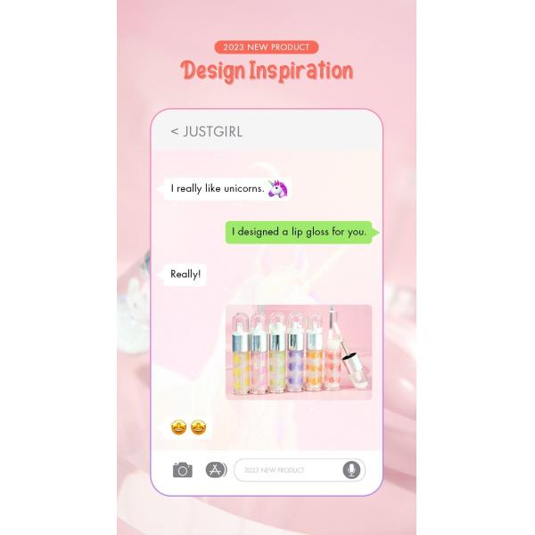 Beautiful 6ml Polka Dot Essence Lip Gloss Featured With Tube Packaging