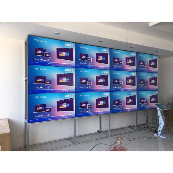 55 inch 5x5 lcd video wall curved video wall ultra narrow bezel lcd video wall for CCTV, advertising