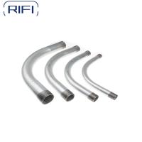 Tubo de conduta IMC pré-galvanizado custom rígido 90 graus cotovelos