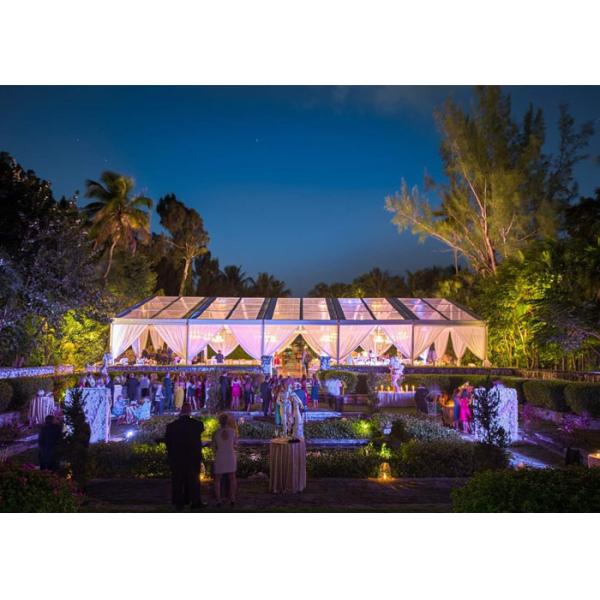 Waterproof PVC Fabric 35m Outdoor Clear Wedding Tent