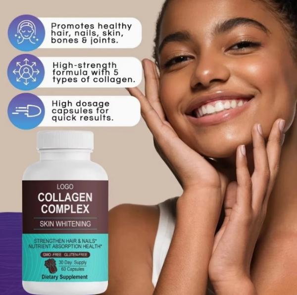 Collagen Supplement Multi Collagen Capsules For Skin Wrinkles Collagen Capsules