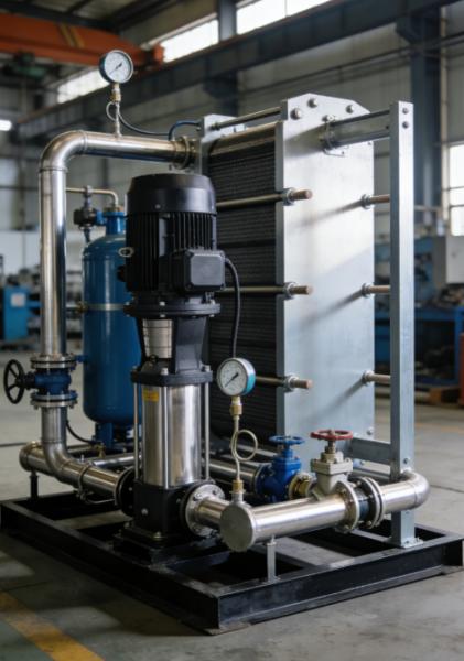 Tolerance plus minus 0.01 Mm Heat Exchanger featuring Baffles and Input Voltage DC 48V ideal for Energy Recovery Systems
