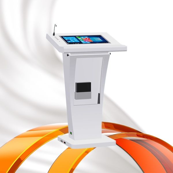 Qtenboard Digital Podium with Integrated AV Control Touch Screen and Wireless Teaching Support for Smart Classrooms