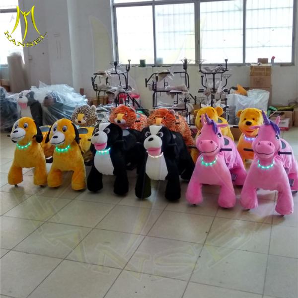 Hanselcoin operated kiddie rides for sale uk animal cow electric riding animal kids 4 wheel animal bikes for kid ride