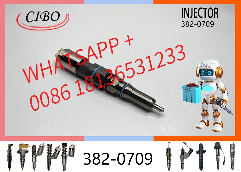 original  382-0709 Diesel Fuel Injector 460-8213 456-3509 20R-5077 for D7E D6T Engine, 336EL Excavator Replacement Part original new injector