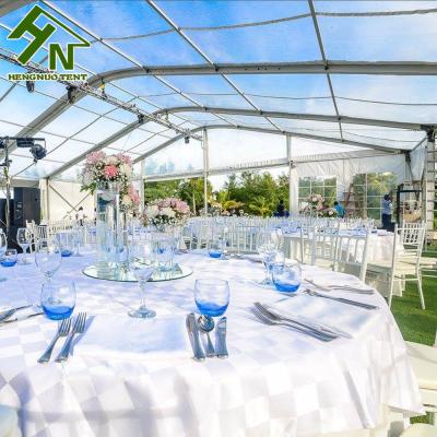 60m Arcum telham barracas que exteriores do evento o MERGULHO quente galvanizou a barraca do casamento de 100 pessoas