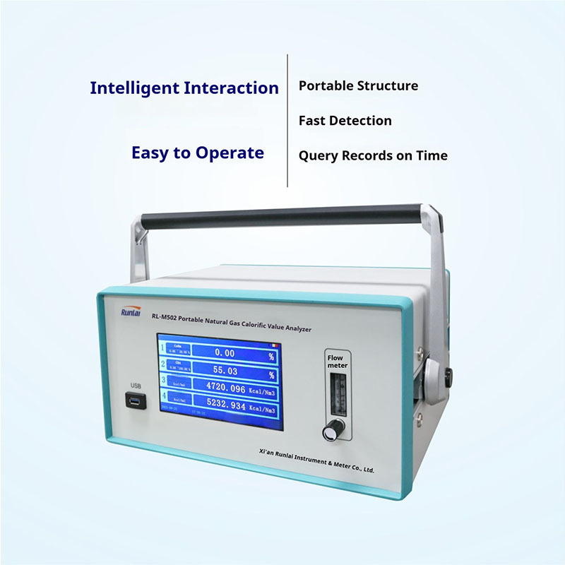Portable Natural Gas Composition Analyzer Gas Calorimeter CO2 CH4 CnHm Dew Point Measuring Device