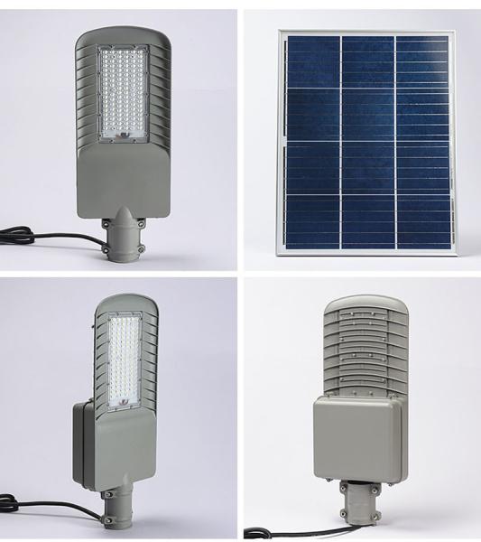 High Lumen Split Solar Street Light With Separate Big Solar Panel Auto Clean