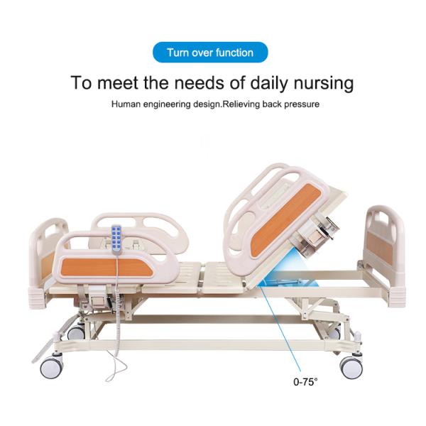 Load Capacity 240kg ICU Patient Care Bed Hospital Folding Electric Nursing Bed patient hospital bed electrichospital bed