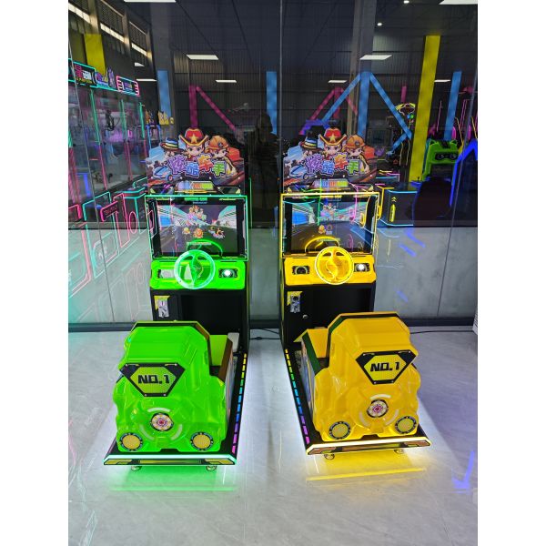 Cool driver Kids Racing Game 3-Player  Simulator Motion Family Fun