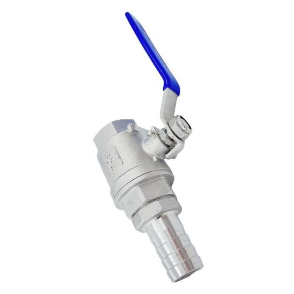Structure Stainless Steel 2PC Floating Ball Valve with Pagoda Pipe End Customized Request