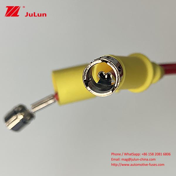 Желтый держатель коробки предохранителя проводки провода водоустойчивый 30А 250В 5*20мм 6*30мм стеклокерамическая трубка