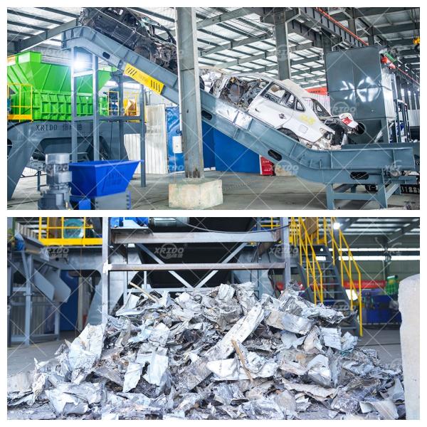 Xrido Waste Shredder Machine for Metal Plastic Wood Recycling