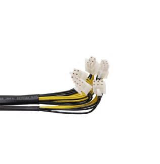 PSU Cable 5 pcs 6Pin Connectors power supply Cable Power Supply extension cable 18AWG 41*0.16TS