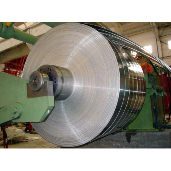 Aluminum 508mm Steel Coil Slitting Machine 130KW Metal Sheet Slitting Machine