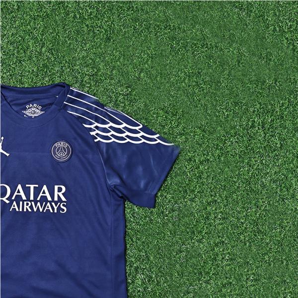 Third Away Childrens Football Jerseys Customized Printing for Paris Saint Germain 2024-2025 Season