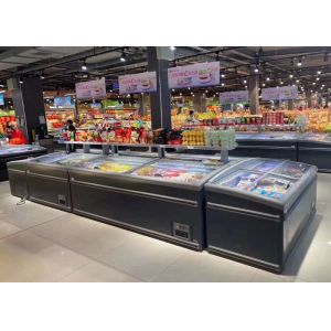 Стеклянная дверь супермаркета сундук глубокая морозильница продовольственный дисплей товарный холодильник 1040L