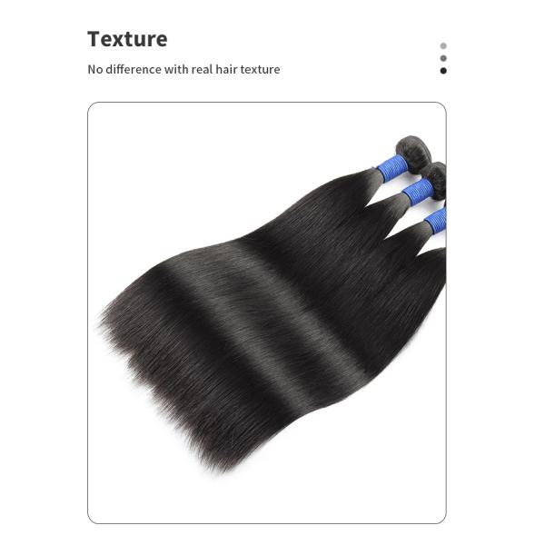 ST 10A Single Drawn 26 Inch Real Human Hair Bundles Sleek St Tangle Free