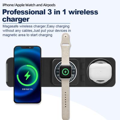 CE Approval Fast Qi Wireless Charging Pad 3 In 1  85mm Length