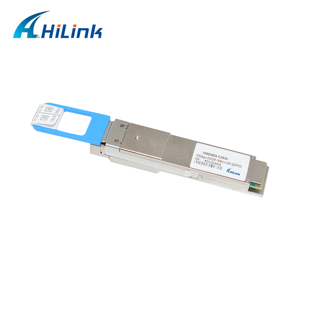 100G Ethernet DWDM QSFP28 80KM 100G Dual SFP Transceiver CS Connector DOM