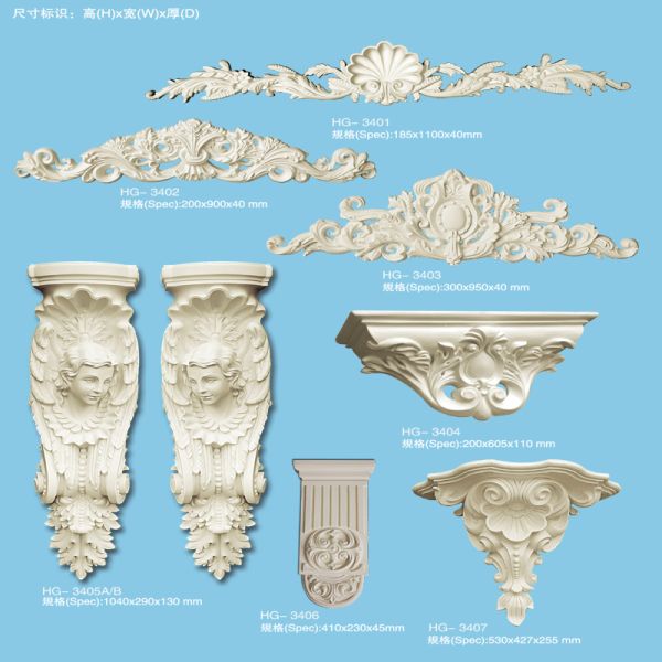 2025 Hot Sale Skirting Polyurethane Ceiling Cornice Mold Decorative PU Crown Moulding
