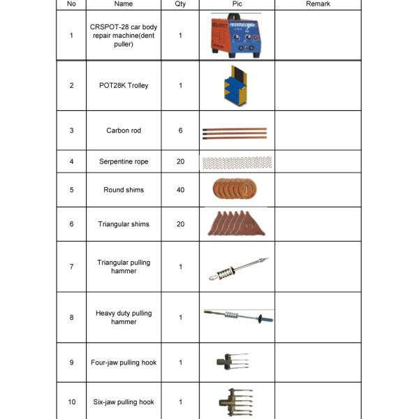 520mm Worktable Car Body Repair System 380V2PH For Collision Repair Needs