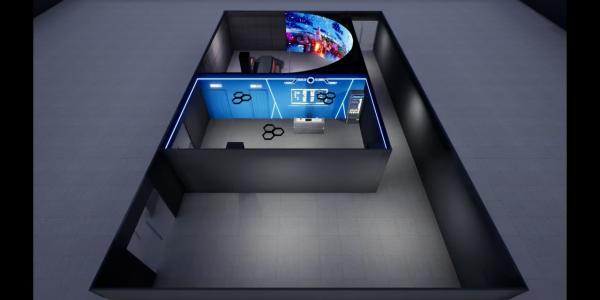 Cinéma 4D VR à écran incurvé pour parcs à thème avec certification CE