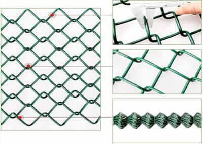 Cerca de segurança galvanizada do cerco do elo de corrente/elo de corrente para a proteção animal