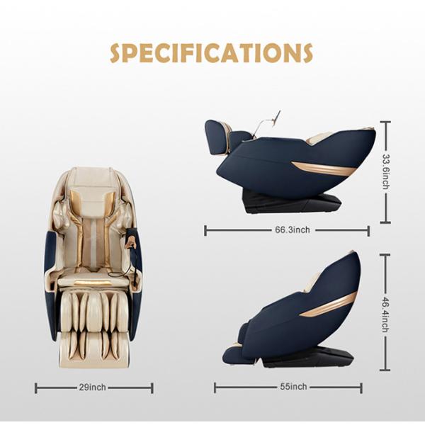 Small Electric Heated Massage Recliner Shiatsu Massage Armchair