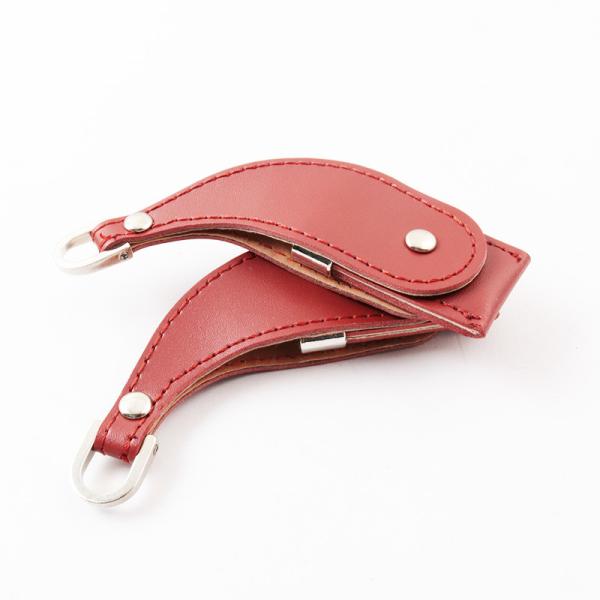 Leather Cover Metal Key Usb Stick 2.0 Portable 64GB 128GB 30MB/S