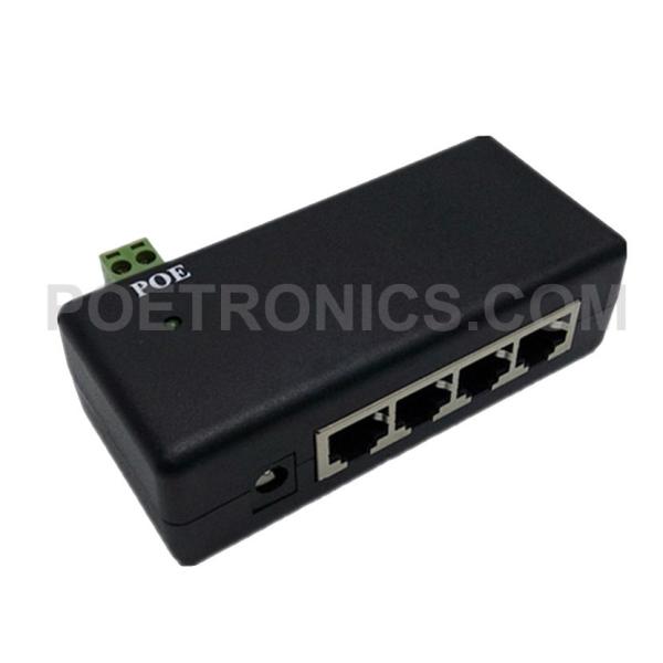 4 Port POE Injector, POE Adapter, POE Power Supply_POE-IJ804