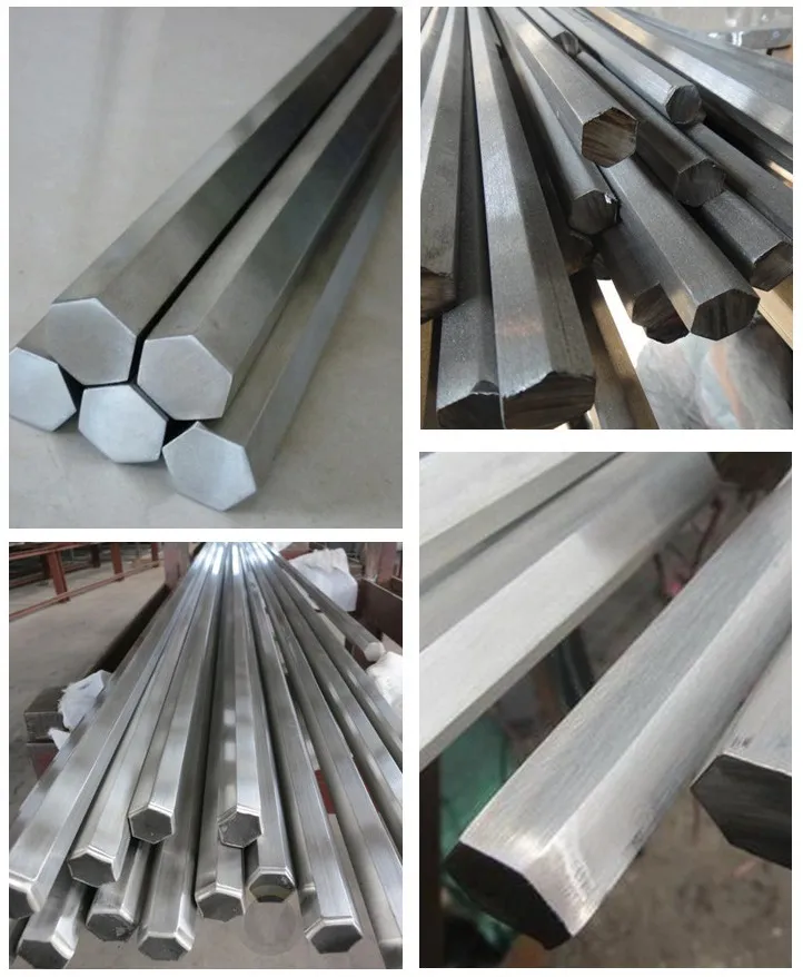 Barras hexagonales de acero inoxidable acabadas en frío