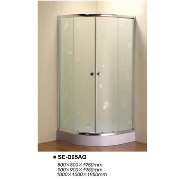 Алюминиевые приложения ливня ванной комнаты рамки окружают раздвижную дверь 900кс900