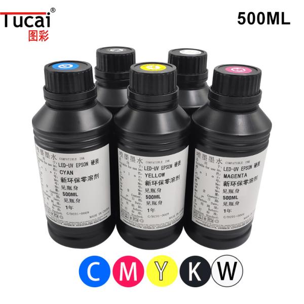 500ML Uv Led Ink Uv Curable Ink For EPSON DX5DX7TX800XP600 Printhead