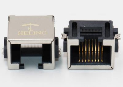 1 fêmea modular de Jack RJ45 dos ethernet do conector do porto para equipamentos de trabalhos em rede